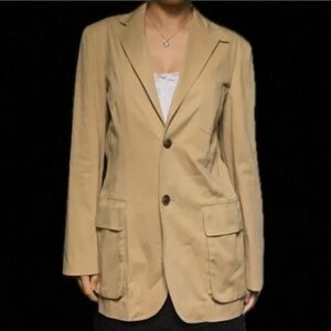 Ralph Lauren Tan Blazer Jacket Women’s Size 6